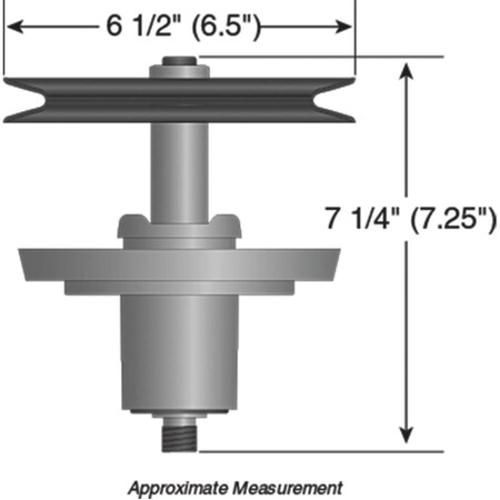 Stens New 285-167 Spindle Assembly For Cub Cadet Rzt-S46, Mtd Zt-S46 918-05078, 918-05078A 285-167
